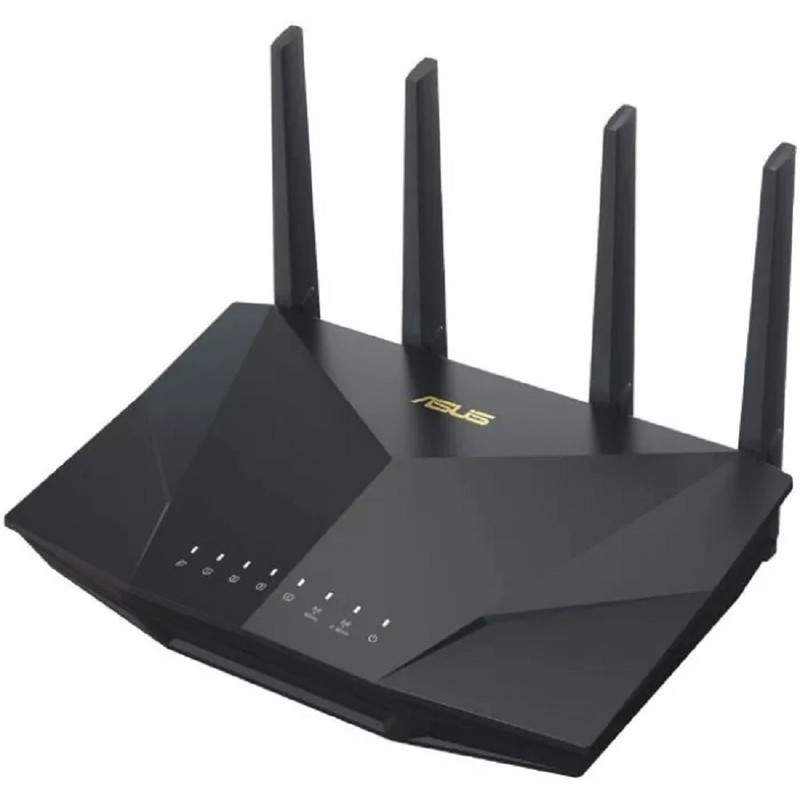 ASUS RT-AX5400 Роутер беспроводной  4 LAN, 1000 Мбит/с, 4 (802.11n), 5 (802.11ac), 6 (802.11ax), 1 x USB 3.2, 3G, 4G/LTE, IPv6 черный
