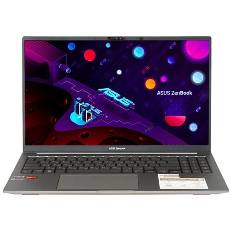 ASUS Zenbook 15 OLED [90NB1163-M00CF0] Grey 15.6" {OLED Ryzen 5 7535U/16Gb/SSD512Gb/AMDRadeonGraphics/NoOS}