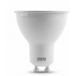 GAUSS 13616 Светодиодная лампа LED Elementary MR16 GU10 5.5W 430lm 2700К 1/10/100 0