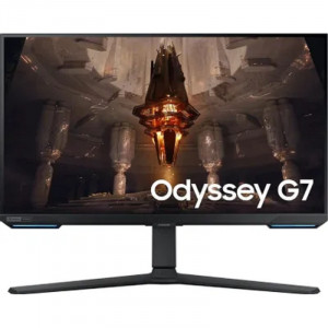 LCD Samsung 28" Odyssey G7 Smart S28BG700EI {IPS 2560x1440 165Hz 1ms 350cd 1000:1 DisplayPort1.2 HDMI2.0 Регулировка высоты/ наклона/ вращения/ поворота}