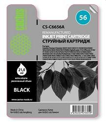 C6656A_CACTUS Картридж (CS-C6656A) №56 (черный) для DeskJet 450/5145/5150/5151/5550/5552