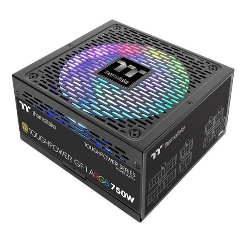 Thermaltake Toughpower GF1 750W ARGB 80+ gold (24+4+4pin) APFC 140mm fan color LED 9xSATA Cab Manag RTL" PS-TPD-0750F3FAGE-1  