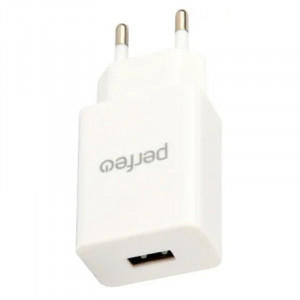 PERFEO Сетевое зарядное устройство с разъемом USB, 2А, белый (I4666)