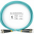 Cabeus FOP-50-ST-ST-3m Шнур оптический duplex ST-ST 50/125 mm OM3 3м LSZH