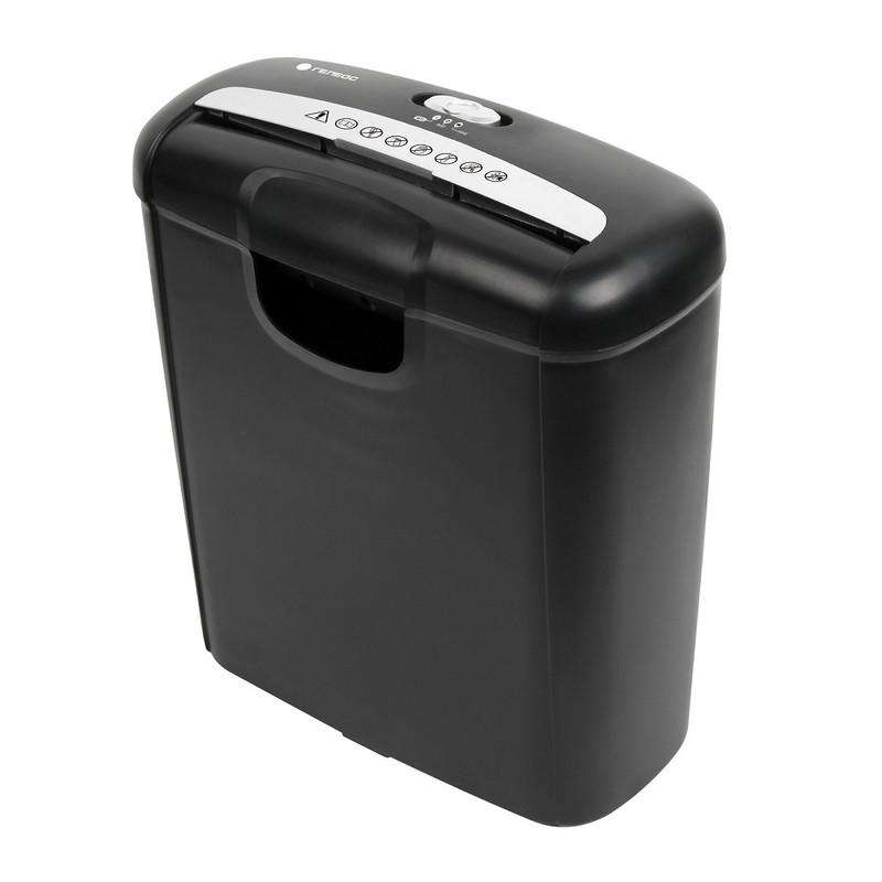 ГЕЛЕОС Уничтожитель документов УД10-2,  DIN P-2 (2 ур-нь секр.), полоса 5,8мм, 6-8 лист (70г/м2), пл.карты/скобы, 10 литров             