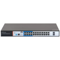 GIGALINK GL-SW-G205-24P WEB Smart управляемый, 24 PoE (802.3af/at) портов 10/100/1000Мбит/с 8 до 250 метров cat.6, 2*SFP 1000Мбит/с, 400Вт APO&R GIGALINK GL-SW-G205-24P WEB Smart управляемый, 24 PoE (802.3af/at) портов 10/100/1000Мбит/с 8 до 250 метров cat.6, 2*SFP 1000Мбит/с, 400Вт APO&R