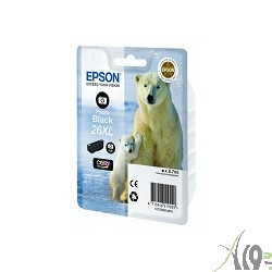 EPSON C13T26314010/4012 Картридж 26XL для Epson Expression Premium XP-600/605/700 черный фото (cons ink)