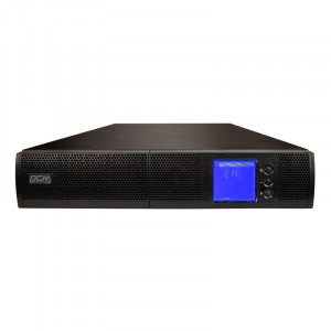 UPS PowerCom SENTINEL SNT-1000 {On-Line, 1000VA / 1000W, Rack/Tower, IEC, LCD, RS-232/USB, SmartSlot}