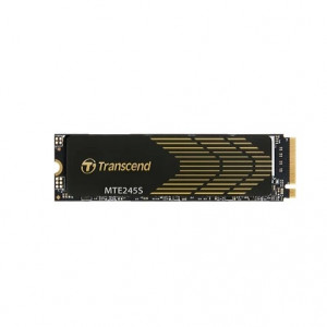 Твердотельный накопитель/ Transcend SSD MTE245S, 500GB, M.2(22x80mm), NVMe 1.4, PCIe 4.0 x4, 3D NAND, R/W 4800/4000MB/s, IOPs 600 000/300 000, TBW 300, DWPD 0.33, 5 лет