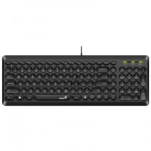 Клавиатура проводная Genius SlimStar Q200 black USB (31310020402)