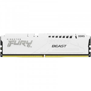 Kingston 16GB 6000MT/s DDR5 CL40 DIMM FURY Beast White XMP KF560C40BW-16