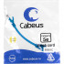 Cabeus PC-UTP-RJ45-Cat.5e-0.15m-BL-LSZH Патч-корд U/UTP, категория 5е, 2xRJ45/8p8c, неэкранированный, синий, LSZH, 0.15м