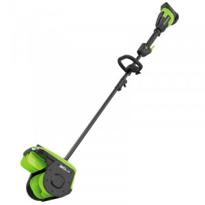 Greenworks Снегоуборщик аккумуляторный GD40SS2, (40V, 30 см, с регулируемым направлением выброса, бесщеточный, с 1хАКБ 5 Ач и ЗУ) [2603107UG]