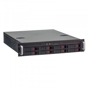 Exegate EX281292RUS Серверный корпус ExeGate Pro 2U550-HS08 <RM 19",  высота 2U, глубина 550, БП 1U-700ADS, 8xHotSwap, USB>