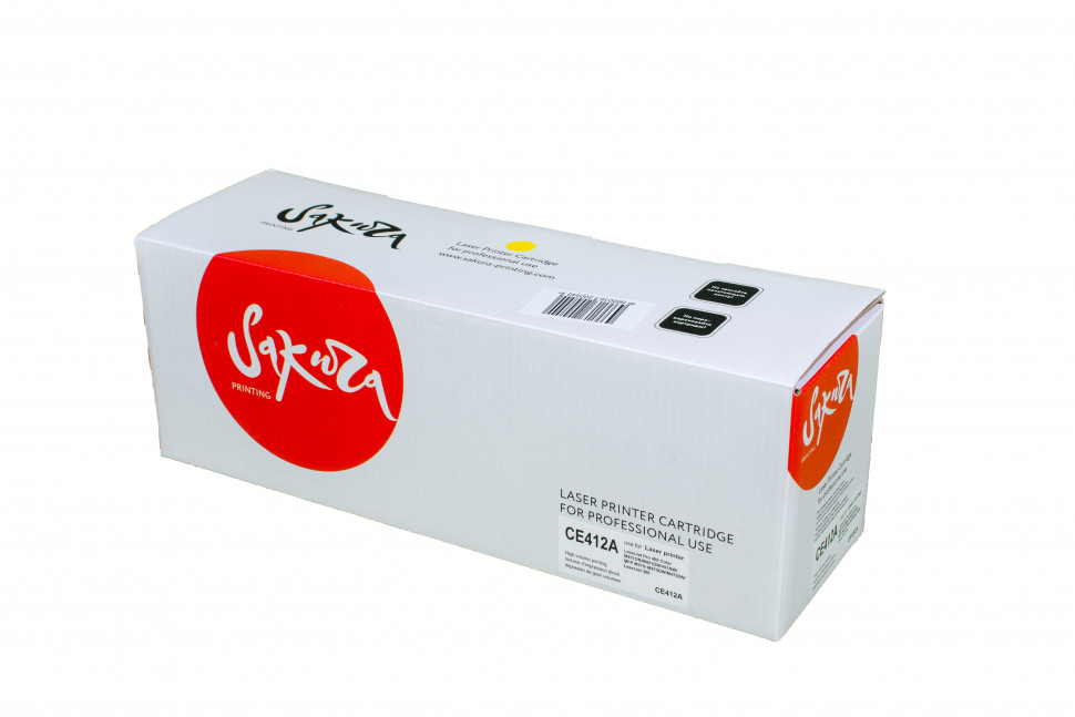 CE412A (HP 305A) Картридж Sakura для HP Color LJ Pro 400 Color M451DN/M451DW/451NW/MFP M475DW/M475DN, Laserjet 300 color MFP M375NW, желтый, 2600 к.