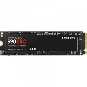 Samsung SSD 4TB 990 PRO PCIe Gen 4.0 x4 NVMe 2.0 V-NAND TLC MZ-V9P4T0BW