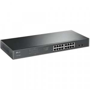 TP-Link TL-SG1218MPE JetStream 16-портовый Easy Smart гигабитный PoE+ коммутатор с 2 SFP-слотами SMB