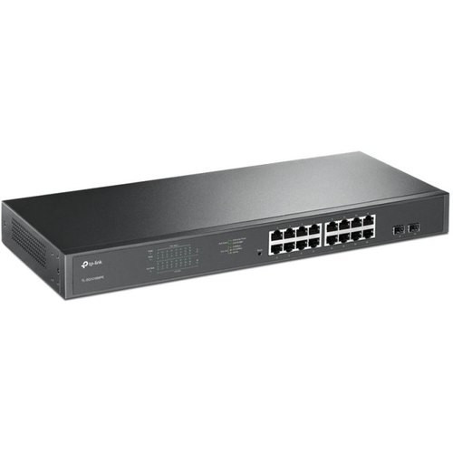 TP-Link TL-SG1218MPE JetStream 16-портовый Easy Smart гигабитный PoE+ коммутатор с 2 SFP-слотами SMB