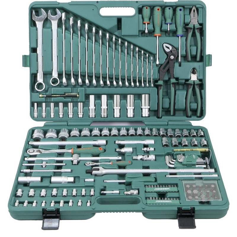 JONNESWAY (S04H524142S) Набор инструмента универсальный 1/4", 1/2"DR, 142 предмета