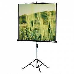 Lumien Экран на треноге 150x150 см Eco View LEV-100101 1:1 напольный рулонный