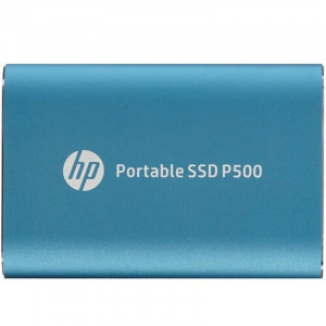 HP Portable SSD 500GB External P500 Series Blue <7PD54AA#ABB> (USB 3.2 Gen2 Type-C, up to 370/200Mbs, 300TBW HP Portable SSD 500GB External P500 Series Blue <7PD54AA#ABB> (USB 3.2 Gen2 Type-C, up to 370/200Mbs, 300TBW