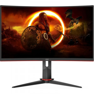 LCD AOC 27" CQ27G2S Black-Red (VA Curved 2560x1440 165Hz 1ms 178/178 250cd 2xHDMI2.0 DisplayPort)