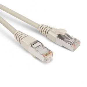 Hyperline PC-LPM-STP-RJ45-RJ45-C5e-10M-LSZH-GY Патч-корд F/­UTP, экранированный, Cat.5e, LSZH, 10 м, серый 