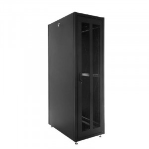 ЦМО Шкаф телекоммуникационный напольный ЭКОНОМ 42U (600 ? 1000) дверь перфорированная 2 шт., цвет черный ЦМО Шкаф телекоммуникационный напольный ЭКОНОМ 42U (600 ? 1000) дверь перфорированная 2 шт., цвет черный