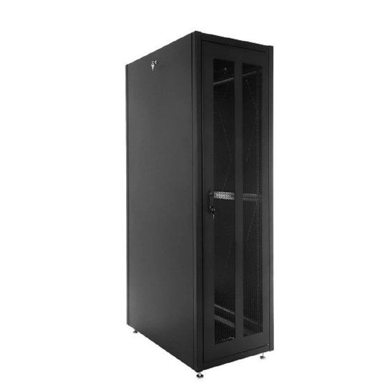 ЦМО Шкаф телекоммуникационный напольный ЭКОНОМ 42U (600 ? 1000) дверь перфорированная 2 шт., цвет черный ЦМО Шкаф телекоммуникационный напольный ЭКОНОМ 42U (600 ? 1000) дверь перфорированная 2 шт., цвет черный