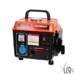 Генератор бензиновый PATRIOT Max Power SRGE  950 [474103119] {Двигатель: 2т, АИ-92 + масло, 63 сс, 2.0 л.с.; Мощность ном/макс: 0.65/0.8 кВт; Объём бака: 4.2 л; Розетки: 1 евро 16А; Вес: 17.2 кг;}