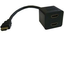 Espada Видеоадаптер HDMI 19M to 2*HDMI 19F 25cm (EHDMIM2xHDMIF25) Разветвитель