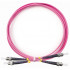 Cabeus FOP-50-OM4-ST-ST-2m Шнур оптический duplex ST-ST 50/125 mm OM4 2м LSZH Cabeus FOP-50-OM4-ST-ST-2m Шнур оптический duplex ST-ST 50/125 mm OM4 2м LSZH