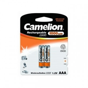 Camelion   AAA-1000mAh Ni-Mh BL-2 (NH-AAA1000BP2, аккумулятор,1.2В)