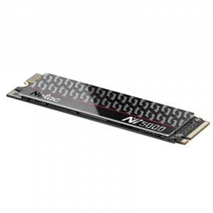 Твердотельный накопитель Netac NV5000t 500Gb [NT01NV5000t-500-E4X] M.2 2280, PCI-E 4.0 x4, 3D NAND, 4800/2700MBs, NVMe 1.4, 320TBW, с радиатором