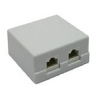 5bites Розетка LY-SB02-A внешняя RJ-45 5e кат., 2порт.