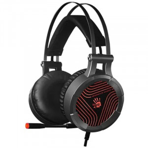 Наушники с микрофоном A4Tech Bloody G530 черный/серый 1.8м мониторные оголовье (G530 (GREY) USB)