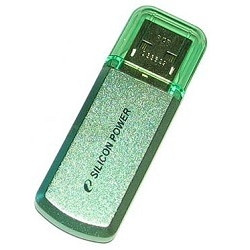 Silicon Power USB Drive 8Gb Helios 101 SP008GBUF2101V1N {USB2.0, Green}