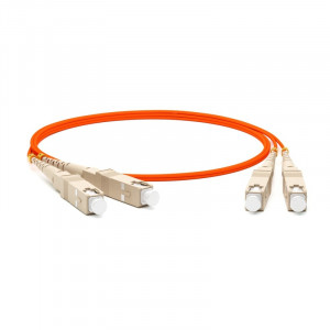 Hyperline FC-D2-50-SC/­PR-SC/­PR-H-3M-LSZH-OR Патч-корд волоконно-оптический (шнур) MM 50/­125, SC-SC, 2.0 мм, duplex, LSZH, 3 м