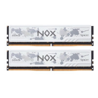 Оперативная память Apacer  DDR5  32GB  6000MHz DIMM NOX RGB White Gaming Memory CL38 1.35V Kit (2x16GB) (Retail) 2048*8  Heat Sink (Retail) 3 years (AH5U32G60C622MWAA-2)