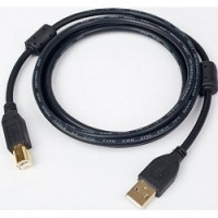 Bion Кабель  USB2.0, AM/BM, зол.разъемы, ферр.кольца, 3м.  [Бион][BNCCF-USB2-AMBM-10]
