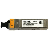 D-Link 330T/10KM/A1A 1000BASE-LX Single-mode 20KM WDM SFP Tranceiver, support 3.3V power, LC connector 