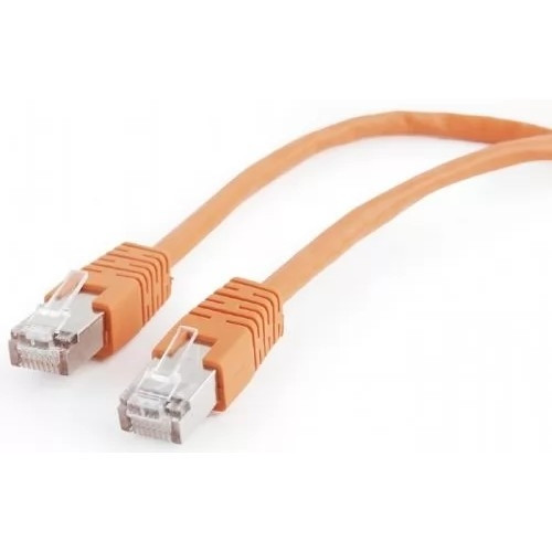 Патч-корд PP22-2M/O 1000G FTP 4 пары cat5E CCA molded 2м оранжевый RJ-45 (m)-RJ-45 (m)