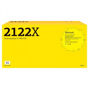                 TC-HW2122X Картридж T2 для HP CLJ Enterprise M554/M555/M578/Flow M578 (10000 стр.) Желтый, с чипом