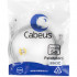 Cabeus PC-UTP-RJ45-Cat.5e-1m-LSZH Патч-корд U/UTP, категория 5е, 2xRJ45/8p8c, неэкранированный, серый, LSZH, 1м