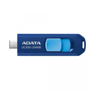 Флеш Диск A-DATA 256GB <ACHO-UC300-256G-RNB/BU> UC300, USB 3.2/TypeC, синий/голубой