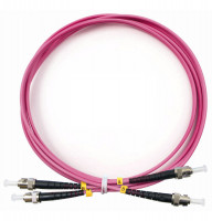 Cabeus FOP-50-OM4-ST-ST-1,5m Шнур оптический duplex ST-ST 50/125 mm OM4 1,5м LSZH Cabeus FOP-50-OM4-ST-ST-1,5m Шнур оптический duplex ST-ST 50/125 mm OM4 1,5м LSZH