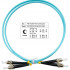 Cabeus FOP-50-ST-ST-1m Шнур оптический duplex ST-ST 50/125 mm OM3 1м LSZH