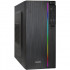 Exegate EX297474RUS Корпус Minitower ExeGate mEVO-9302-NPX400 (mATX, БП 400NPX с вент. 12см, 2*USB+1*USB3.0, HD аудио, черный, с RGB подсветкой)