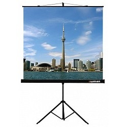 Lumien Экран на треноге 160x160 см Eco View LEV-100105 1:1 напольный рулонный