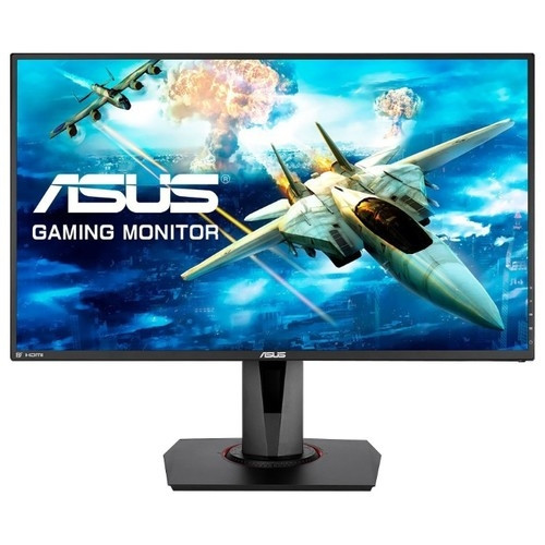 ASUS LCD 27" VG278QR черный {TN 1920x1080 165Hz 0.5ms, 400 cd/m2, 1000:1, 170°/160°, DisplayPort, HDMI, DVI 2Wx2} [90LM03P3-B01370]